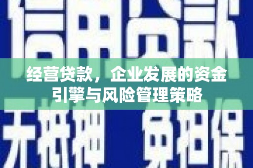 企石经营贷款，企业发展的资金引擎与风险管理策略