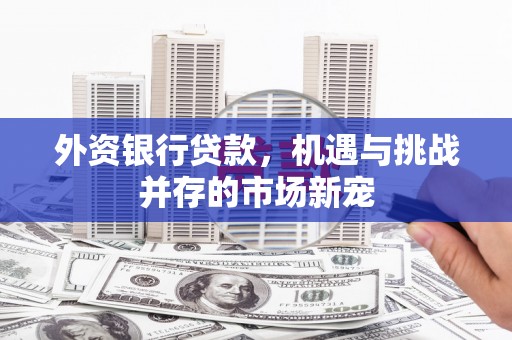 企石外资银行贷款，机遇与挑战并存的市场新宠