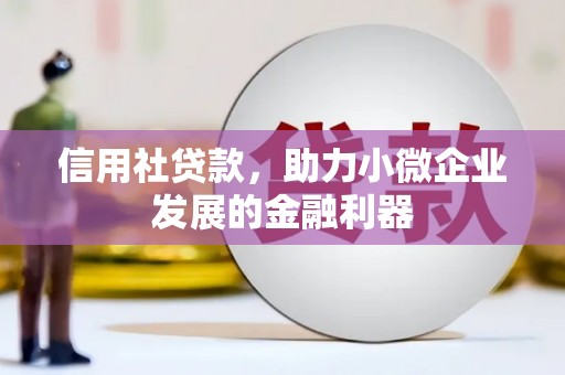 企石信用社贷款，助力小微企业发展的金融利器
