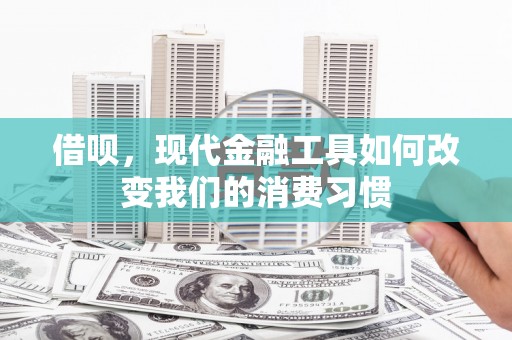 企石借呗，现代金融工具如何改变我们的消费习惯