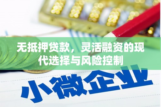 企石无抵押贷款，灵活融资的现代选择与风险控制