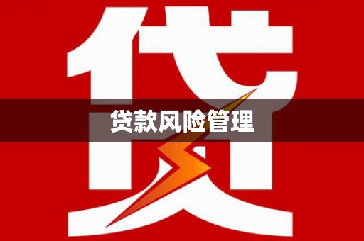 企石贷款风险管理