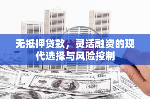 企石无抵押贷款，灵活融资的现代选择与风险控制