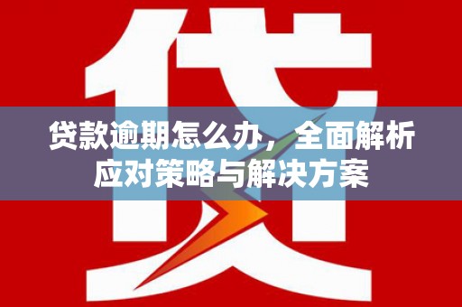企石贷款逾期怎么办，全面解析应对策略与解决方案