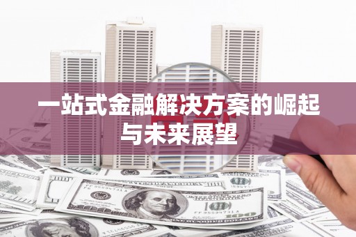 企石一站式金融解决方案的崛起与未来展望