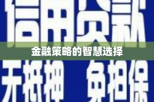 企石金融策略的智慧选择