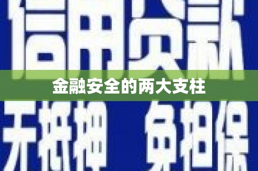 企石金融安全的两大支柱