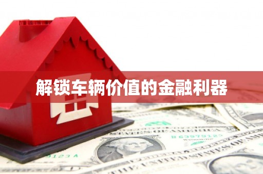 企石解锁车辆价值的金融利器