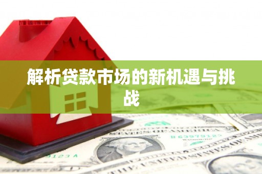 企石解析贷款市场的新机遇与挑战